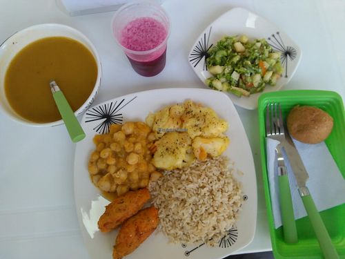 Lunch of the day. Feb 2016 at Alimentos Vida Saludable in Medellin