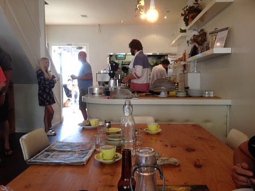 Inside the Big Sur at Big Sur in Auckland