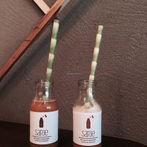 juices at SNCKBR in Amsterdam