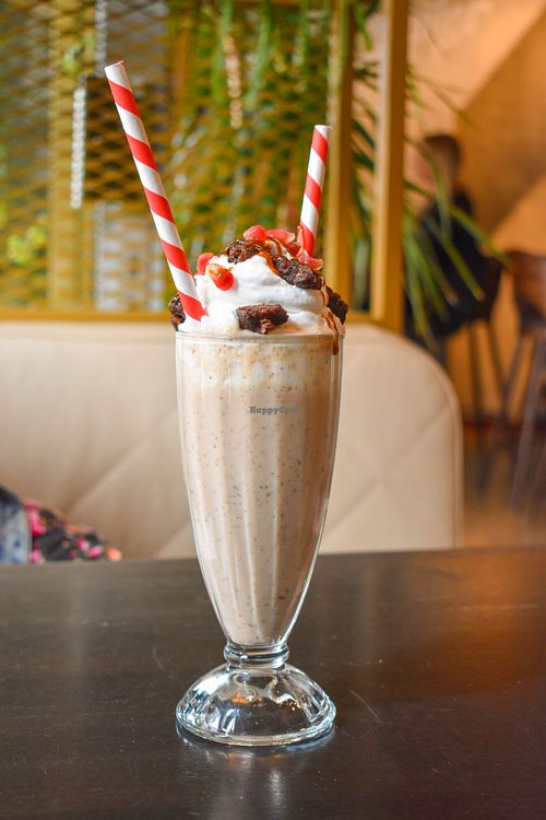 Vegan freakshake! at SNCKBR in Amsterdam