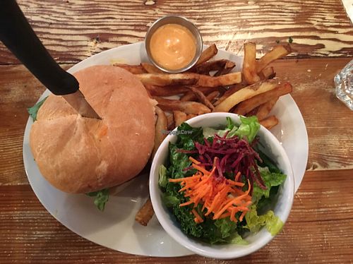 Double Bacon-Double Cheez Burger at MeeT in Gastown in Vancouver
