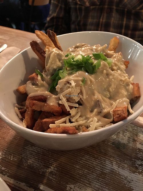 the TeeM Poutine at MeeT in Gastown in Vancouver