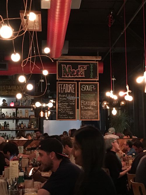 Wednesday night crowd at MeeT in Gastown in Vancouver