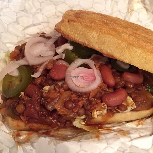 vegan Sloppy Joe at Bottle and Basket in Cincinnati