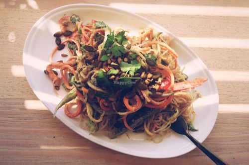Super Noodle Salad at The Kindness Co in Torquay