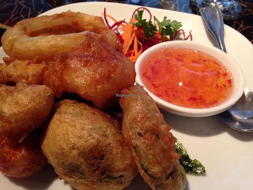 vegetable tempura  at L'Thai Organic Restaurant - East in Tucker