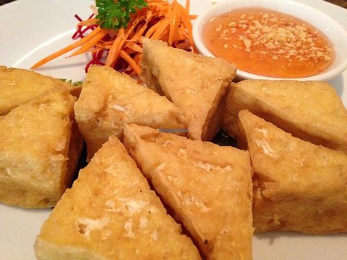 fried tofu at L'Thai Organic Restaurant - East in Tucker
