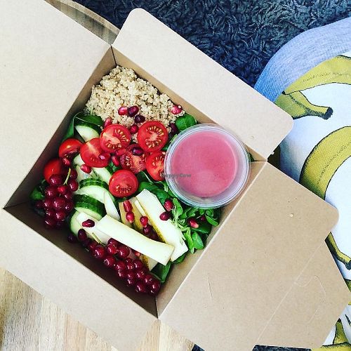 quinoa bowl at Stullenbuero in Dresden