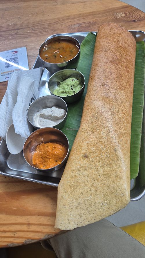 Masala dosa at Idli.com in New Delhi