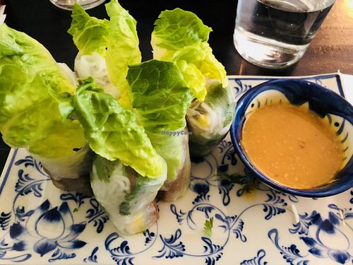 Vegan rolls at Minh Mat in Stockholm