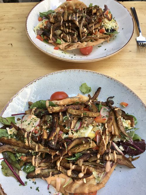Vegan shoarma  at Eetcafe Ceramique in Maastricht