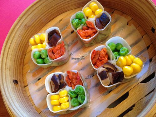 steamed veggies at SinSinTei in Nagoya