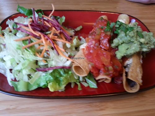 Vegan taquitos at Trippy Taco  in St Kilda