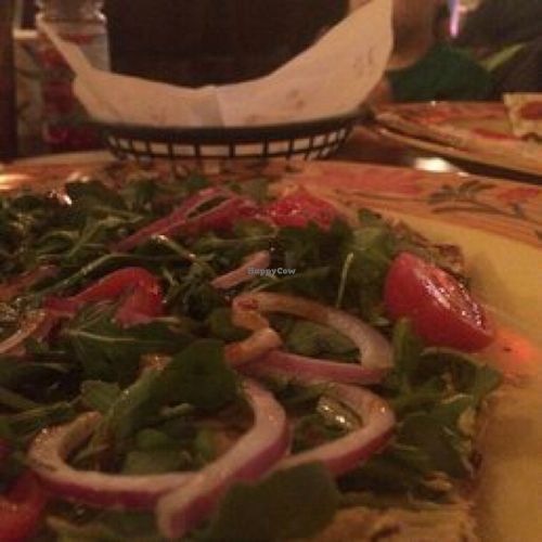 vegan grilled pizza  at Coals in Port Chester