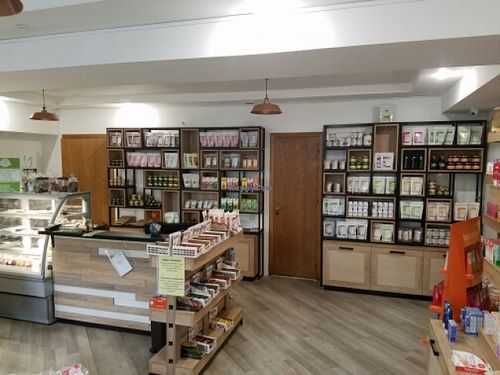 inside at BIOrganic Raw Cafe in Chisinau