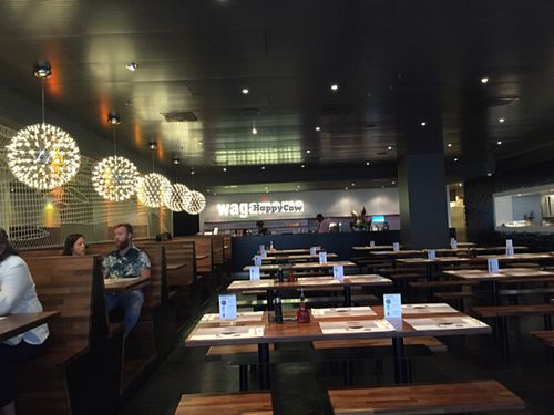 The interior at Wagamama - Rembrandtplein in Amsterdam