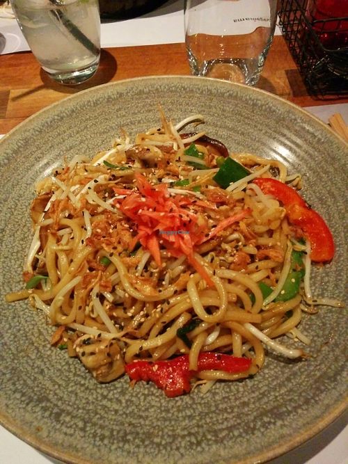 Yasai noodles at Wagamama - Rembrandtplein in Amsterdam