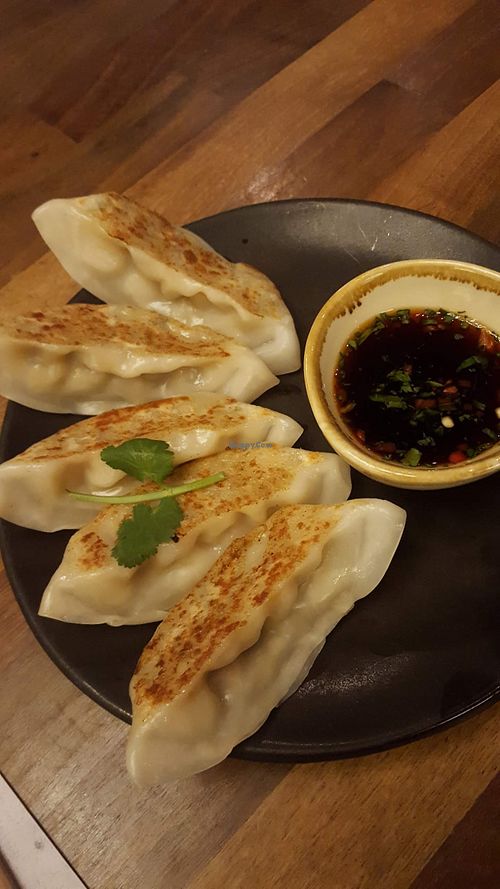 Yasai steamed gyoza at Wagamama - Rembrandtplein in Amsterdam