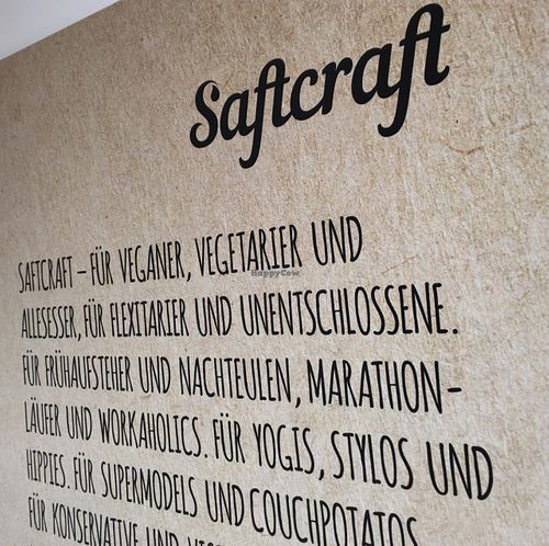 outside at Saftcraft in Frankfurt