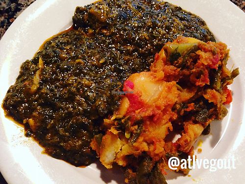 vegan buffet items  at Cafe Bombay in Atlanta