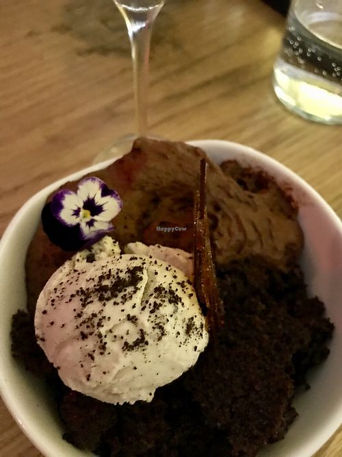 chocolate cake, moose and ice cream at Double Zero in New York City