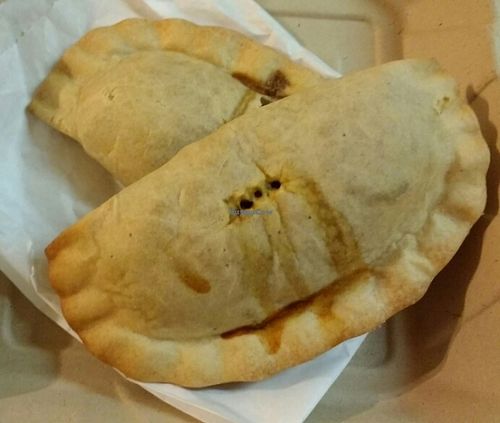 Vegan Patties at Simmer Down Caribbean Cafe - Food Trailer in Arcata