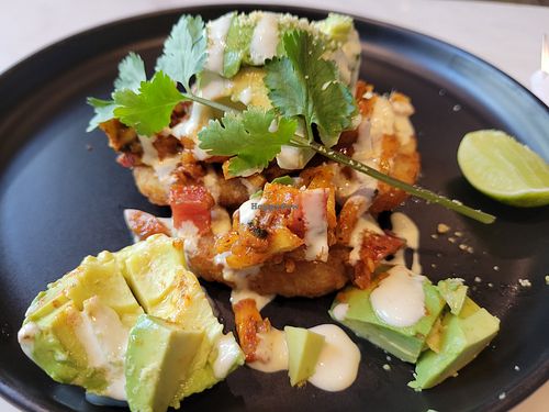 Holiday avo potato hash at Veganerie Concept - Benjasiri Park in Bangkok