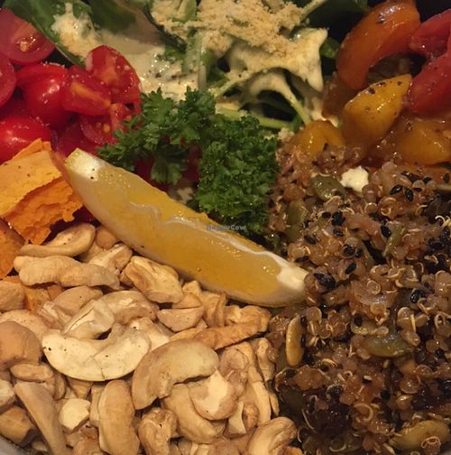 quinoa bowl at Veganerie Concept - Benjasiri Park in Bangkok