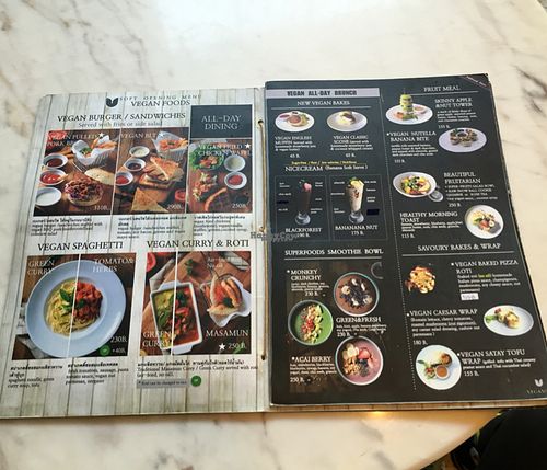 more menu at Veganerie Concept - Benjasiri Park in Bangkok