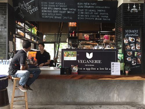 Interior at Veganerie Concept - Benjasiri Park in Bangkok