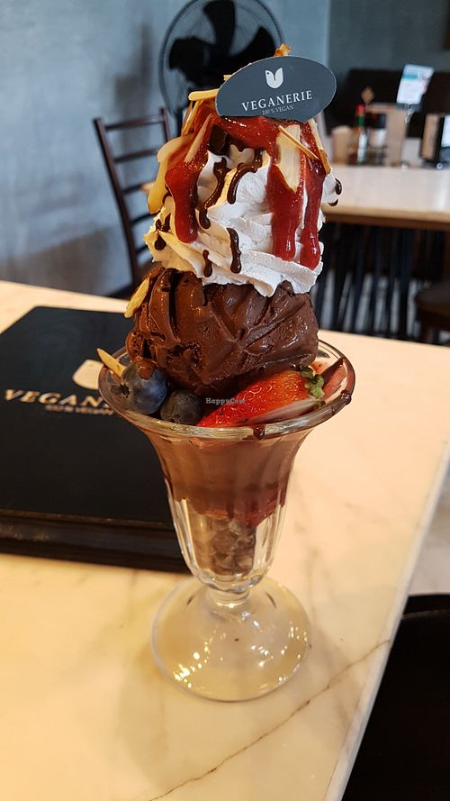 Black forest sunday at Veganerie Concept - Benjasiri Park in Bangkok