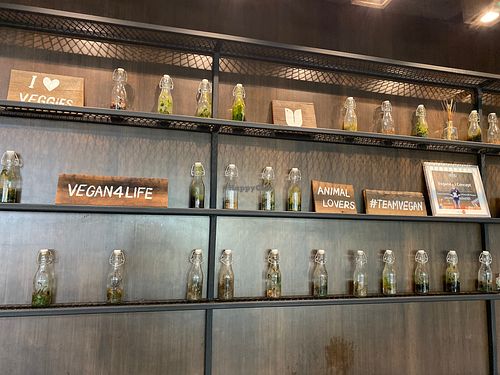 Nice vegan oasis  at Veganerie Concept - Benjasiri Park in Bangkok