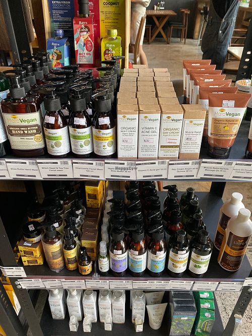 Also product for cosmetic at Veganerie Concept - Benjasiri Park in Bangkok