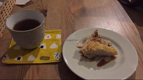 dessert was amazing at Musubi Cafe in Kyoto