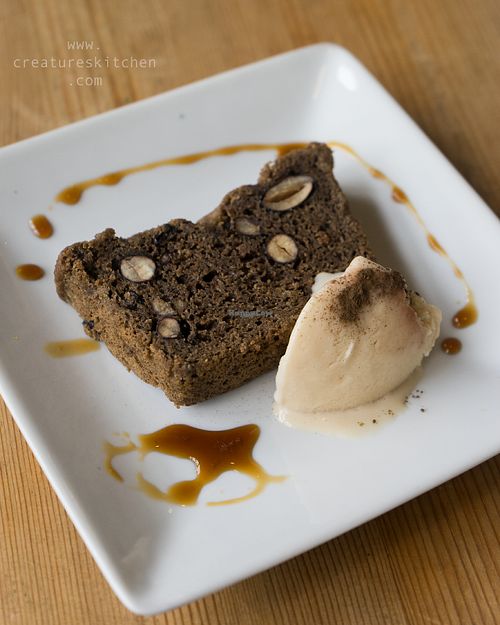 Vegan pound cake. at Musubi Cafe in Kyoto