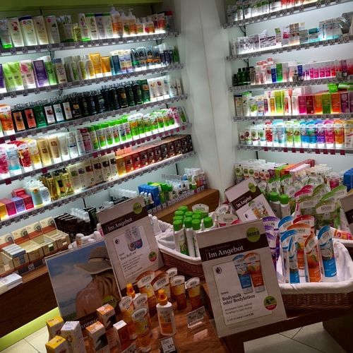 bio cosmetics area at denn's Biomarkt - Severinstrasse in Cologne