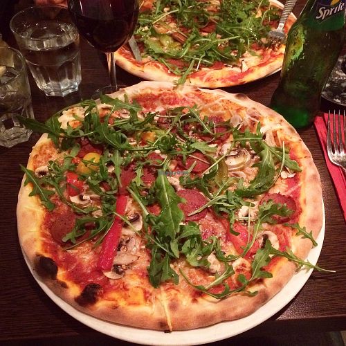 Piccante pizza - very good! at Feca in Stockholm