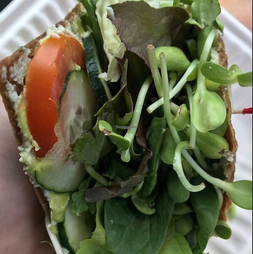 Veggie Wrap at Old Earth Pure Organic Food in St Petersburg