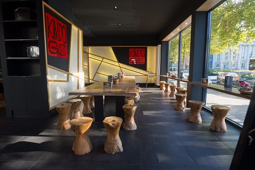 The inside of  the Kimdogo. at Kimdogo in Saarbrucken