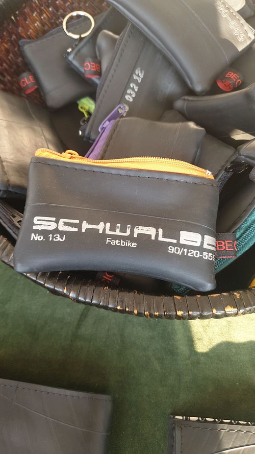 Recycled wallets! at The Green Market Berlin in Berlin