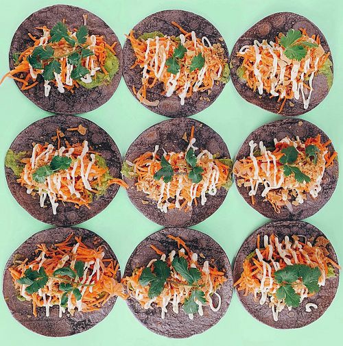 salt and pepper tacos at Fonda in Wantirna South