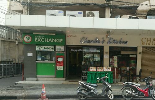street front at Charlie's Kitchen in Bangkok