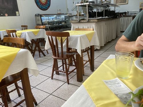 Dining area and buffet  at Natur Haus in Sao Leopoldo