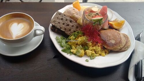 brunch at kaffestuen at Kaffestuen Vesterbro in Copenhagen