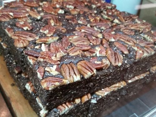 pecan brownie at Deliciously Ella - Seymour in London
