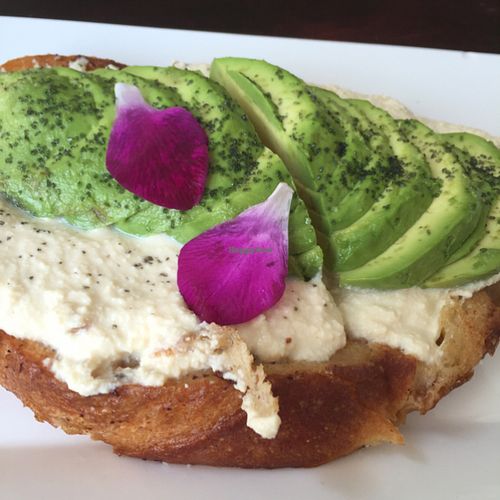avocado French toast at Mother of Pearl in New York City
