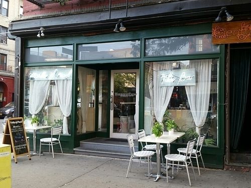 outside at Mother of Pearl in New York City