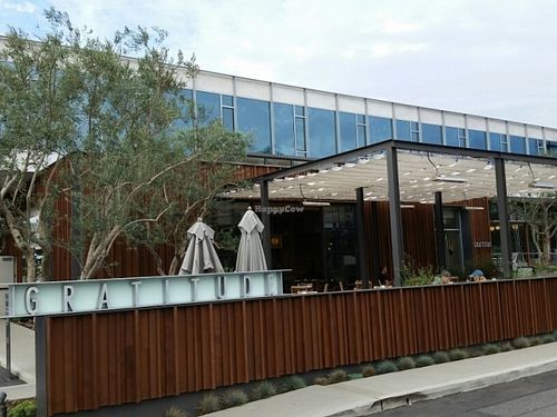 outside at Gratitude in Newport Beach
