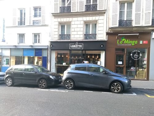 From the outside at 5 Lorette in Paris