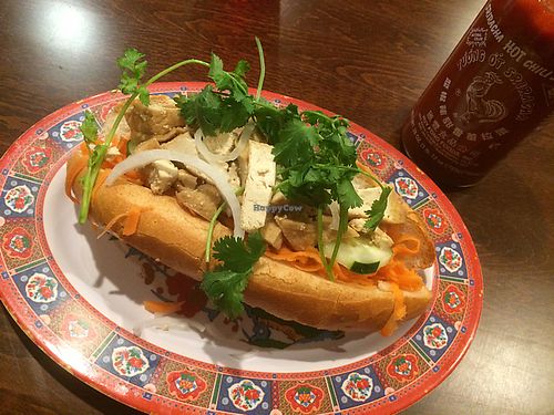 tofu banh mi at Banh Mi Spot in Northampton